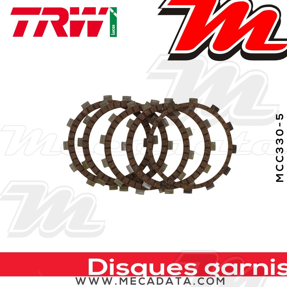 Disques d'embrayage garnis ~ TRW Lucas MCC 330-5 