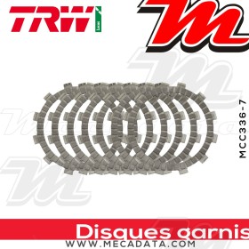 Disques d'embrayage garnis ~ TRW Lucas MCC 336-7 