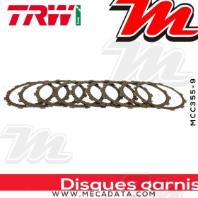 Disques d'embrayage garnis ~ TRW Lucas MCC 355-9 