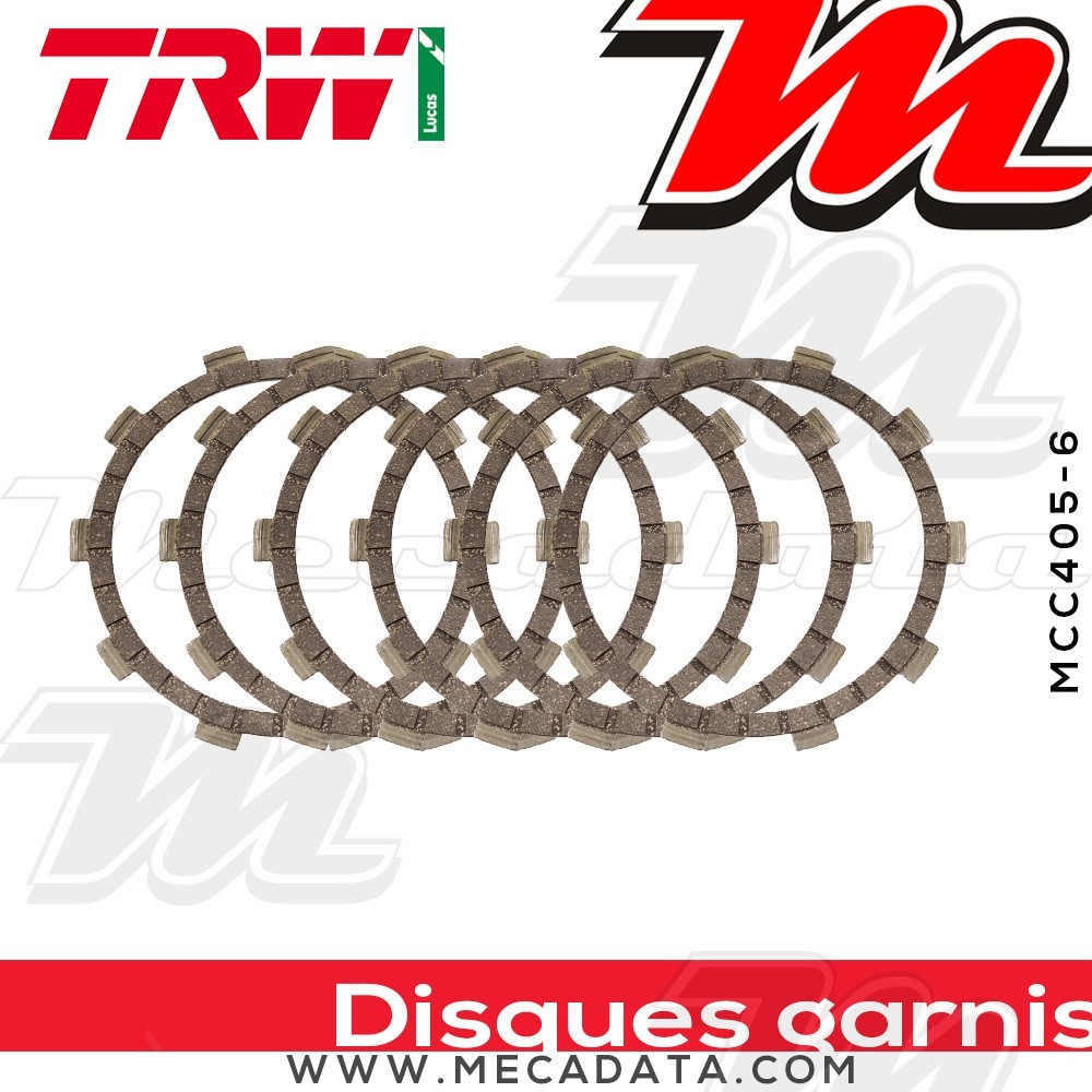 Disques d'embrayage garnis ~ TRW Lucas MCC 405-6 