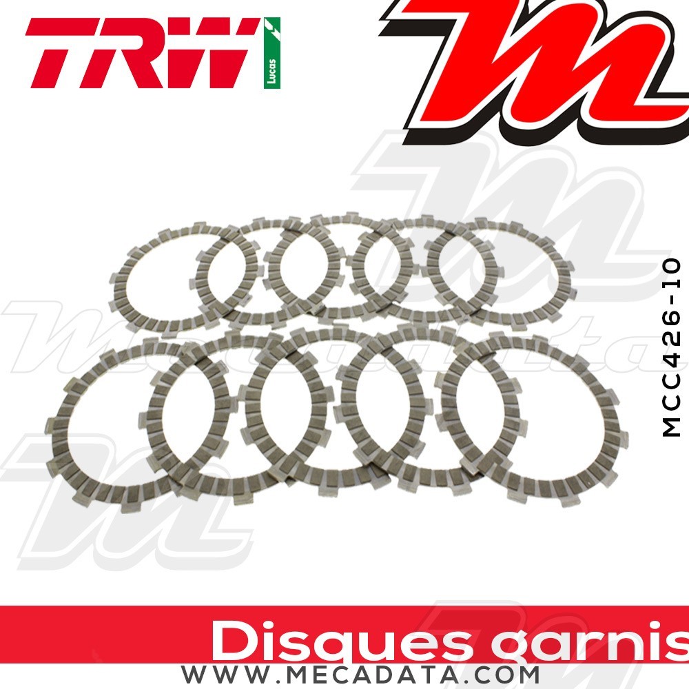 Disques d'embrayage garnis ~ TRW Lucas MCC 426-10 