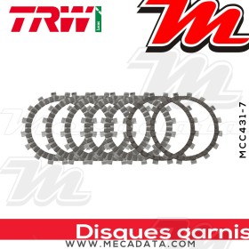 Disques d'embrayage garnis ~ TRW Lucas MCC 431-7 