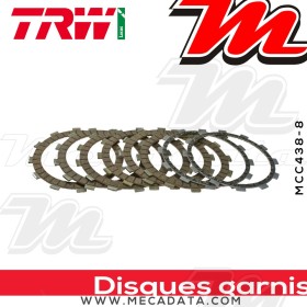 Disques d'embrayage garnis ~ TRW Lucas MCC 438-8 