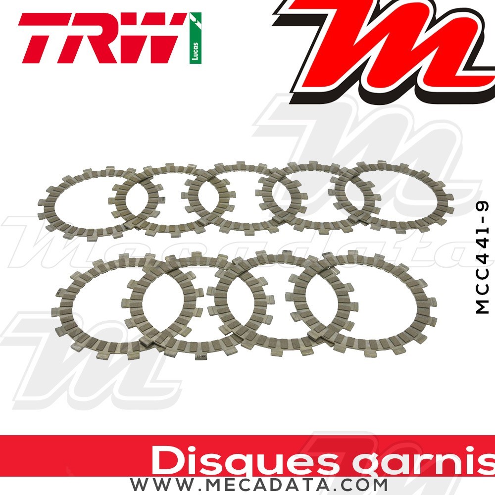 Disques d'embrayage garnis ~ TRW Lucas MCC 441-9 