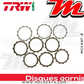 Disques d'embrayage garnis ~ TRW Lucas MCC 447-9 