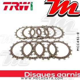 Disques d'embrayage garnis ~ TRW Lucas MCC 451-9 