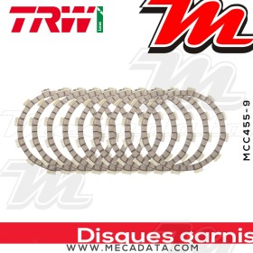 Disques d'embrayage garnis ~ TRW Lucas MCC 455-9 