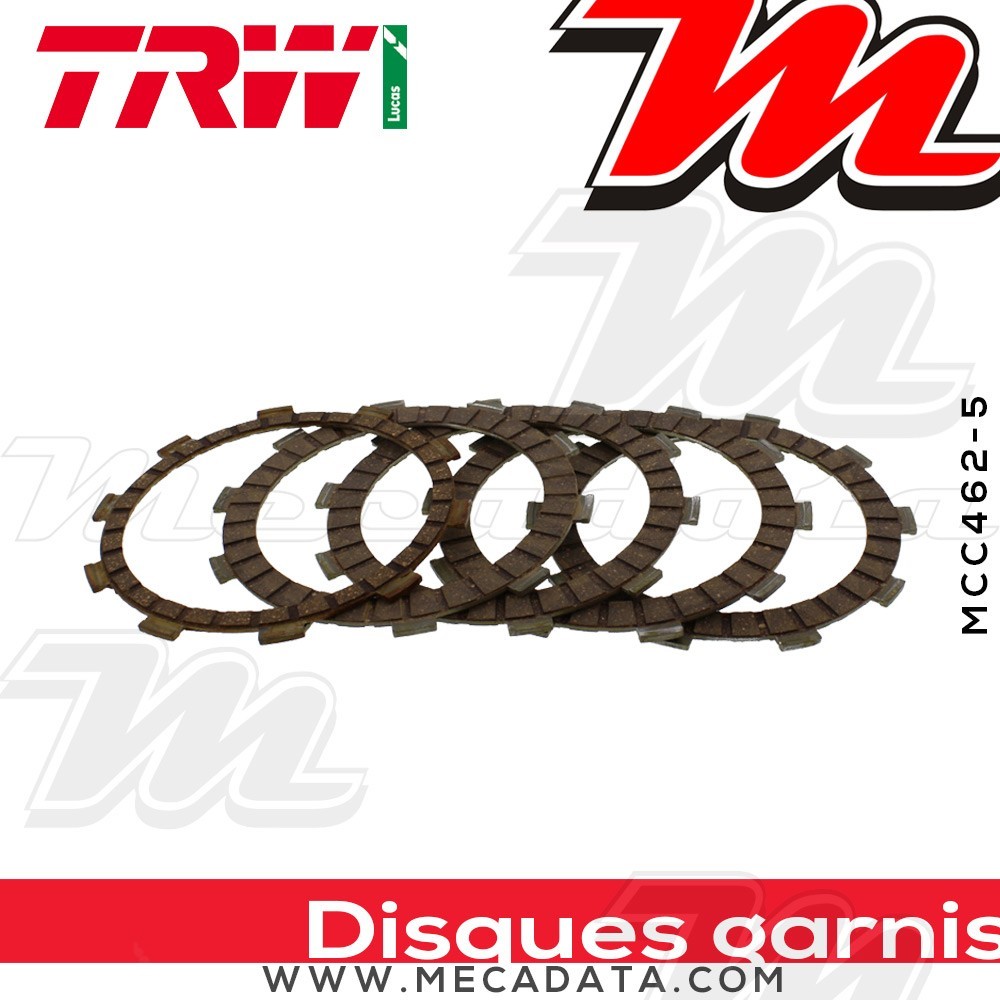 Disques d'embrayage garnis ~ TRW Lucas MCC 462-5 