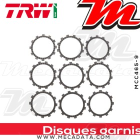 Disques d'embrayage garnis ~ TRW Lucas MCC465-9 
