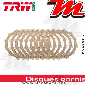 Disques d'embrayage garnis ~ TRW Lucas MCC 501-9 