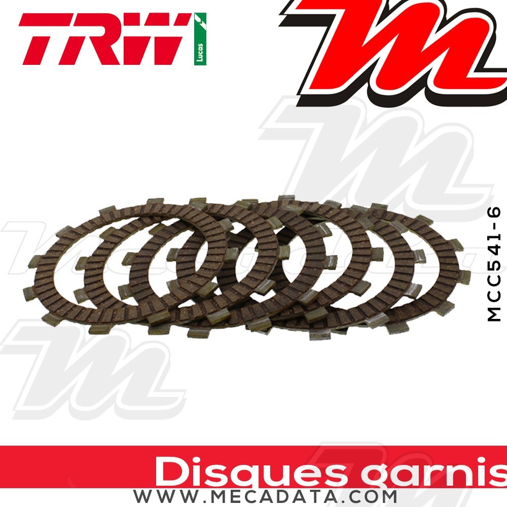 Disques d'embrayage garnis ~ TRW Lucas MCC 541-6 