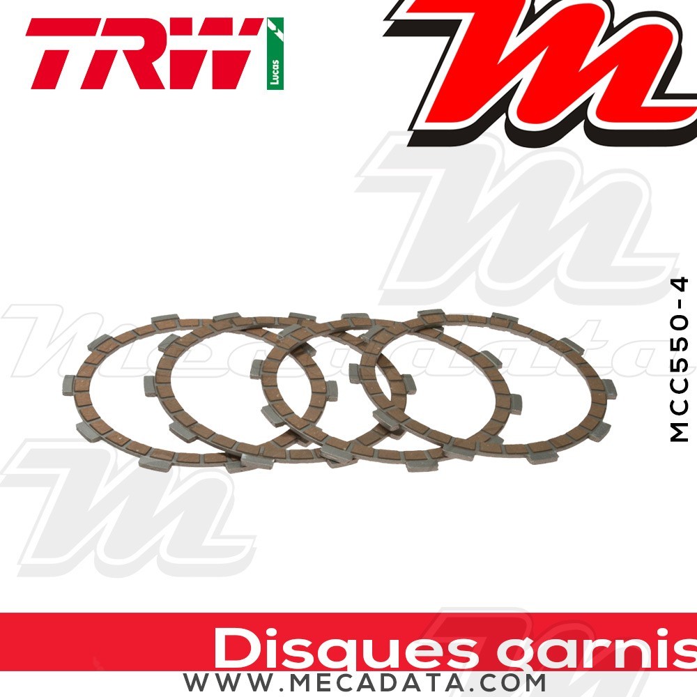 Disques d'embrayage garnis ~ TRW Lucas MCC 550-4 