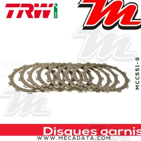 Disques d'embrayage garnis ~ TRW Lucas MCC 551-9 