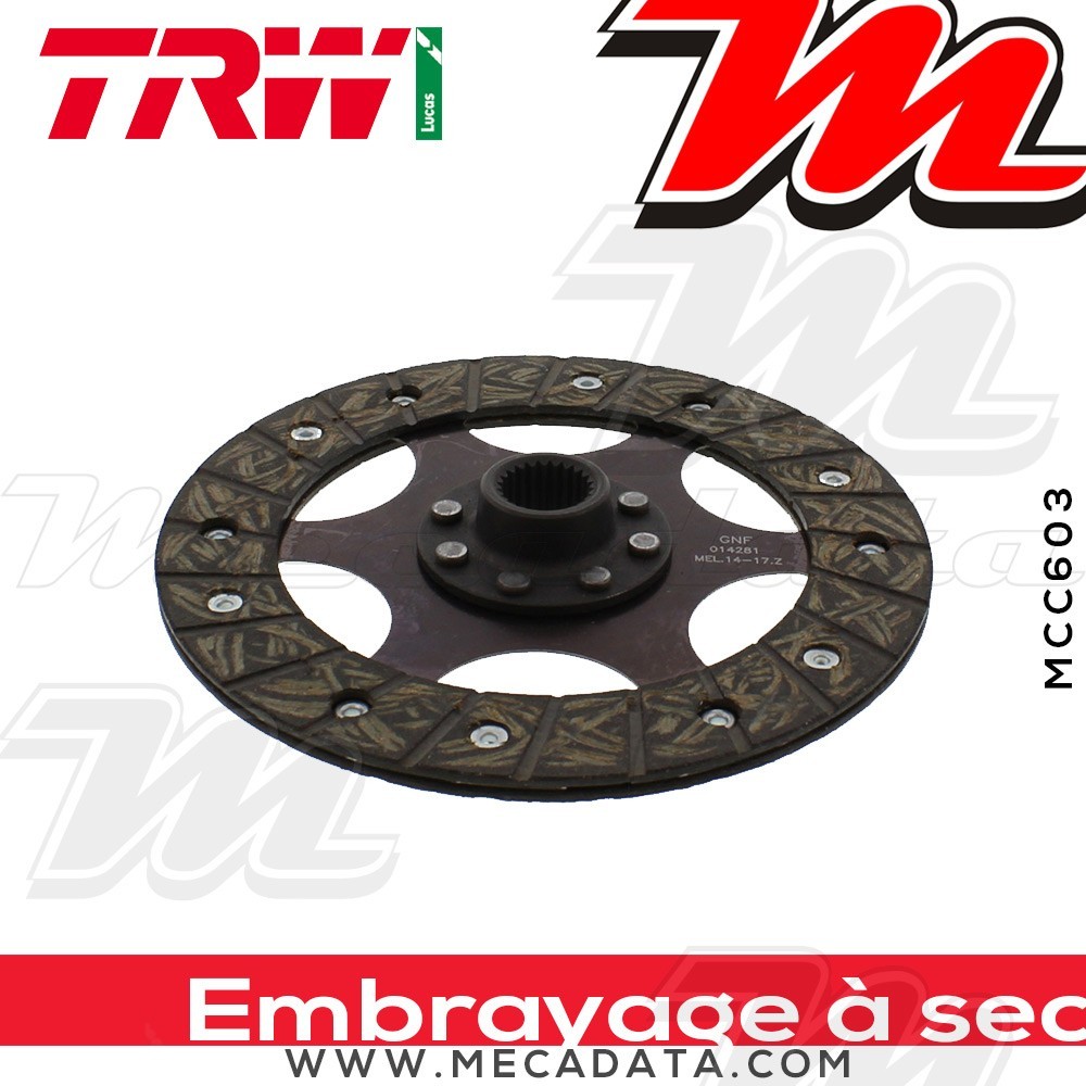 Disque d'embrayage à sec ~ TRW Lucas MCC 603 