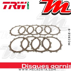 Disques d'embrayage garnis ~ TRW Lucas MCC 612-9 
