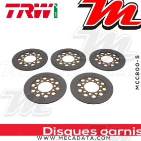 Disques d'embrayage garnis ~ TRW Lucas MCC 800-5 