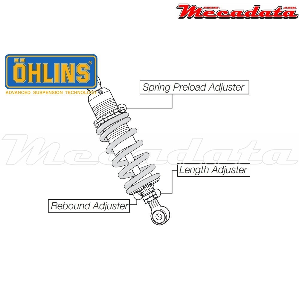 Amortisseur Ohlins ~ SU 814 (S46DR1L) 