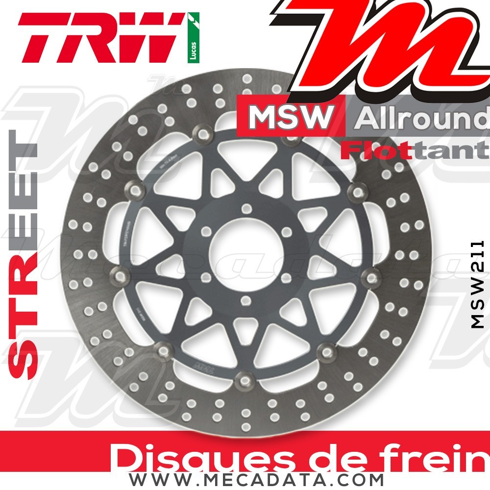 Disque de frein Avant ~ Aprilia RSV4 1000 R, Factory APRC, ABS (RK) 2011+ ~ TRW Lucas MSW 211 