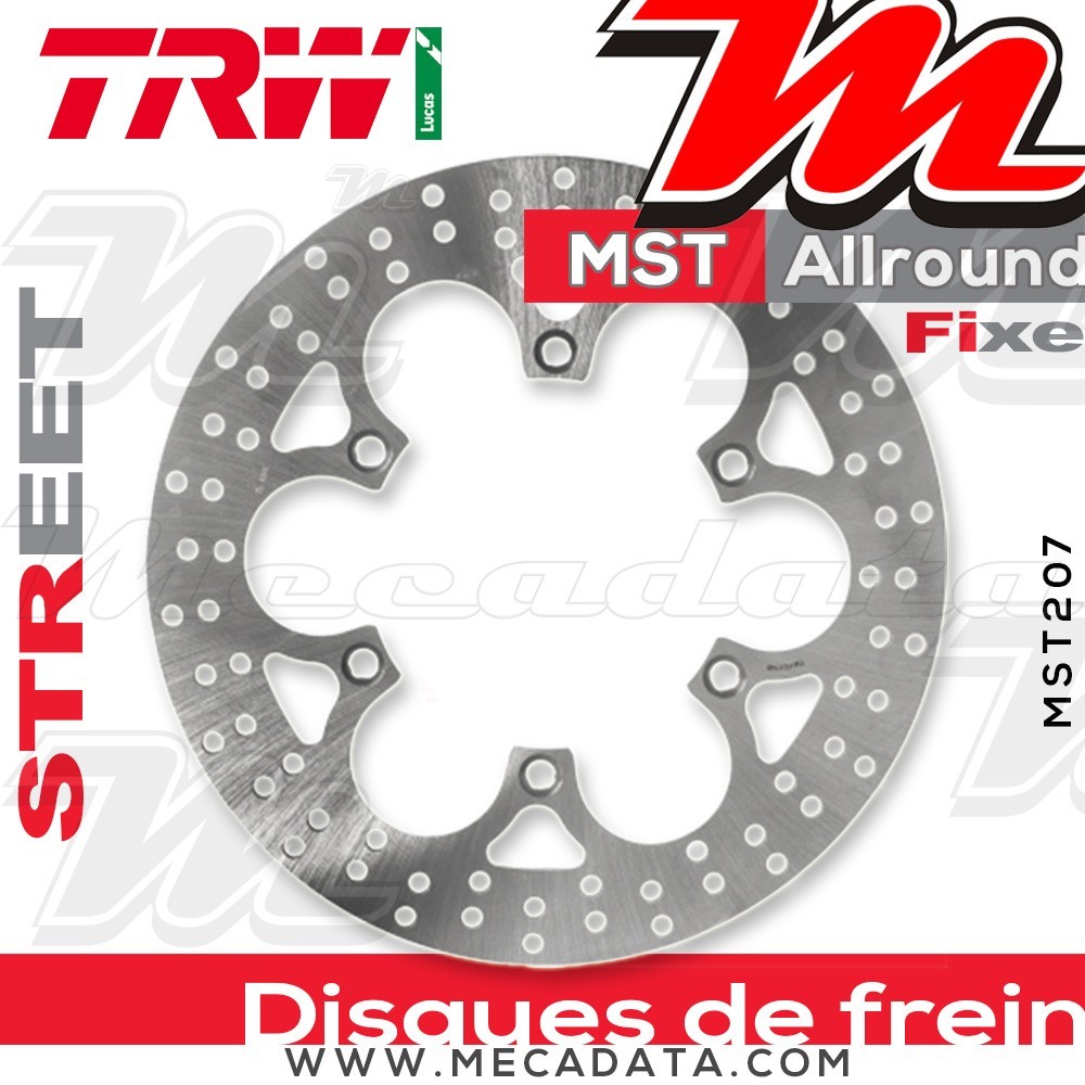Disque de frein Avant ~ Honda ST 1100 Pan European (SC26) 1990-2002 ~ TRW Lucas MST 207 