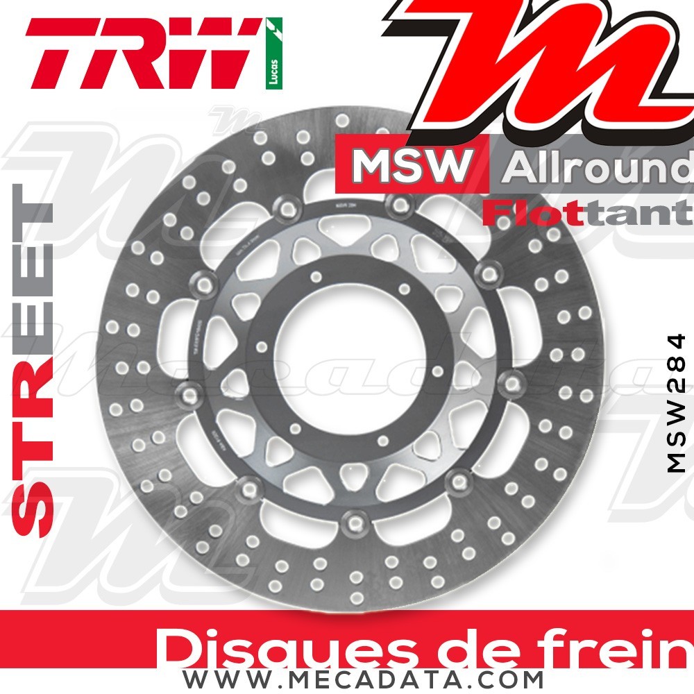 Disque de frein Avant ~ Honda ST 1300 A Pan European ABS (SC51) 2002+ ~ TRW Lucas MSW 284 