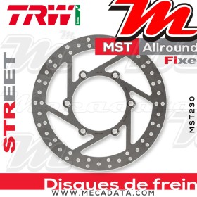 Disque de frein Avant ~ Suzuki XF 650 Freewind (WVAC) 1997-2001 ~ TRW Lucas MST 230 