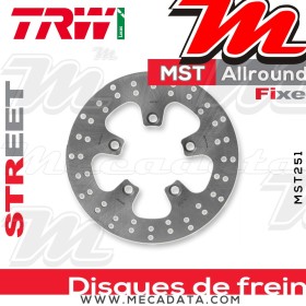 Disque de frein Arrière ~ Suzuki GSXR 1100 (GV73C) 1989-1992 ~ TRW Lucas MST 251 