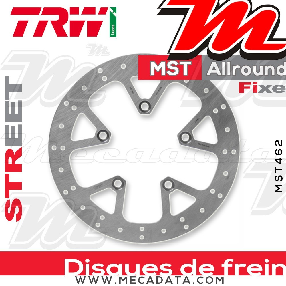 Disque de frein Arrière ~ Triumph 1200 Tiger Explorer XC,XCA, XCX 2015+ ~ TRW Lucas MST 462 