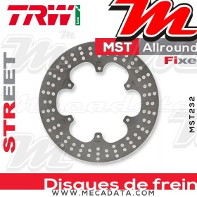 Disque de frein Avant ~ Yamaha XT 600 Z Tenere (3AJ) 1988-1991 ~ TRW Lucas MST 232 