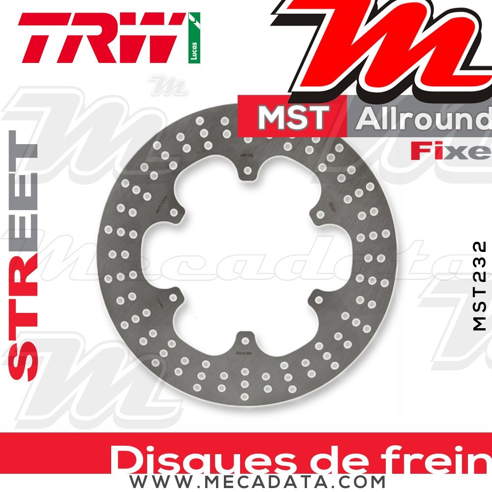 Disque de frein Avant ~ Yamaha XT 600 , E (3TB) 1990-1994 ~ TRW Lucas MST 232 