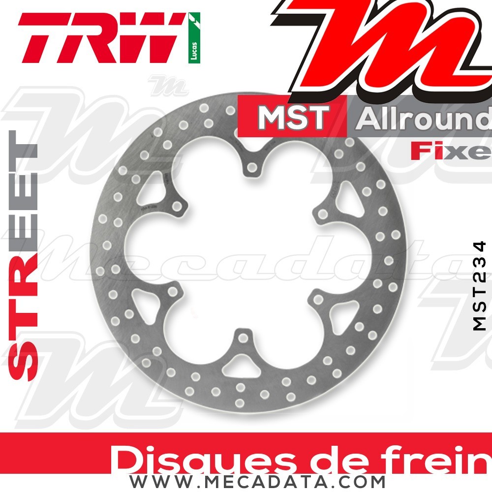Disque de frein Avant ~ Yamaha XTZ 660 Z, Tenere (3YF/4MD) 1991-1999 ~ TRW Lucas MST 234 