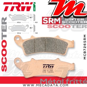Plaquettes de frein Avant ~ Aprilia 125 Atlantic SP 2003-2011 ~ TRW Lucas MCB 726 SRM 