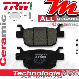 Plaquettes de frein Arrière ~ Benelli BN 302 2015+ ~ TRW Lucas MCB 806 