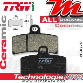Plaquettes de frein Avant ~ Gas Gas EC 50 Boy, Rookie 2001+ ~ TRW Lucas MCB 770 