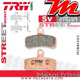 Plaquettes de frein Avant ~ Harley-Davidson FLSTC 1584 Heritage Softail Classic 2008-2011 ~ TRW Lucas MCB 813 SV 