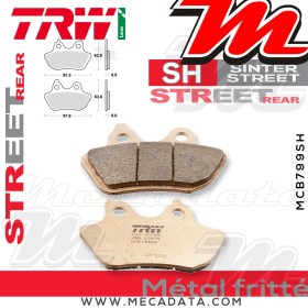 Plaquettes de frein Arrière ~ Harley-Davidson FLSTN 1584 Softail Deluxe 2007 ~ TRW Lucas MCB 799 SH 