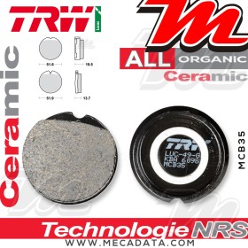 Plaquettes de frein Avant ~ Honda CB 400 F CB400F 1975-1977 ~ TRW Lucas MCB 35 