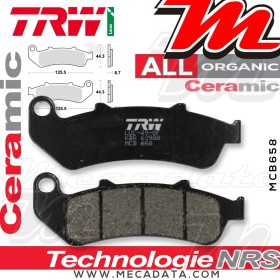 Plaquettes de frein Arrière ~ Honda CBR 1000 F, Dual CBS SC24 1993-2001 ~ TRW Lucas MCB 658 