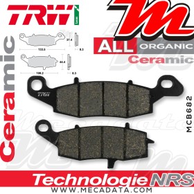 Plaquettes de frein Avant ~ Kawasaki VN 800 Classic VN800B 1996-2006 ~ TRW Lucas MCB 682 