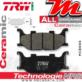 Plaquettes de frein Avant ~ Yamaha SR 125 10F 1996-2003 ~ TRW Lucas MCB 666 