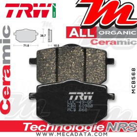 Plaquettes de frein Avant ~ Yamaha XT 600 Z Tenere 1VJ 1986-1987 ~ TRW Lucas MCB 568 