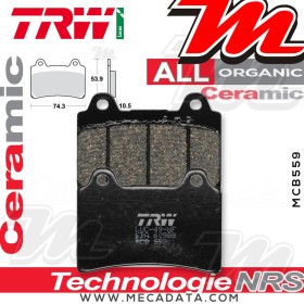 Plaquettes de frein Arrière ~ Yamaha XV 1600 A Wild Star VP08 1999-2004 ~ TRW Lucas MCB 559 