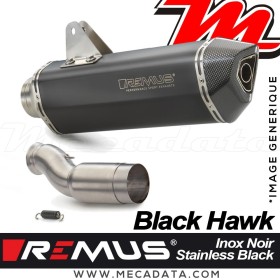 Silencieux d'échappement ~ Husqvarna 701 Enduro - 2021 - 2024 ~ Husqvarna 701 Supermoto - 2021 - 2024 ~ Remus Black Hawk