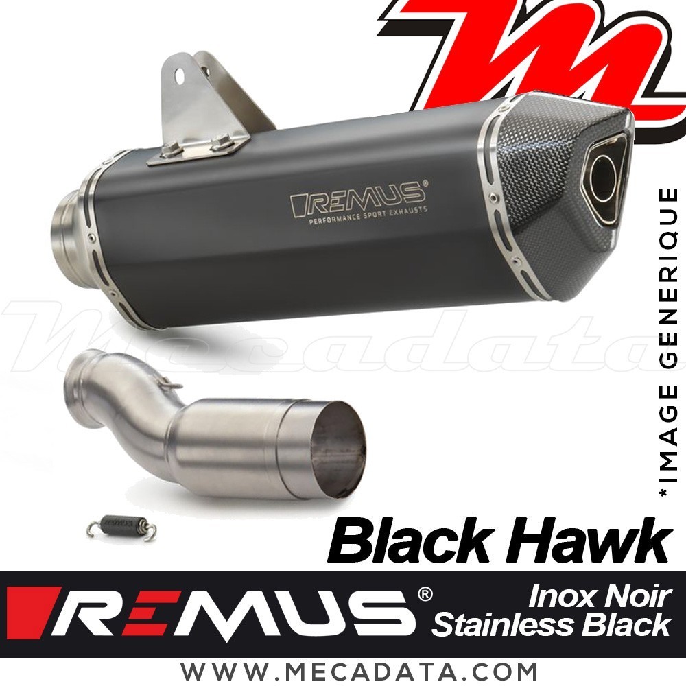Silencieux d'échappement ~ Husqvarna 701 Enduro - 2021 - 2024 ~ Husqvarna 701 Supermoto - 2021 - 2024 ~ Remus Black Hawk