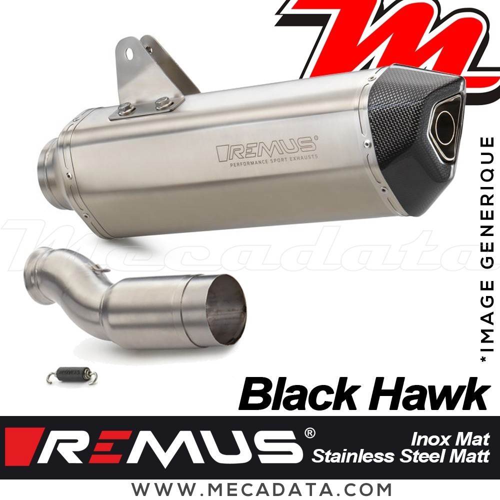 Silencieux d'échappement ~ Husqvarna 701 Enduro - 2021 - 2024 ~ Husqvarna 701 Supermoto - 2021 - 2024 ~ Remus Black Hawk