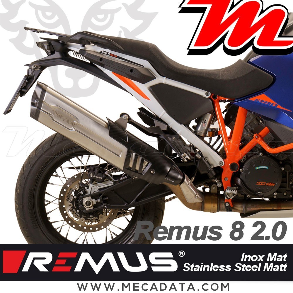Silencieux Pot échappement ~ KTM 1290 Super Adventure R / S 2021 - 2024 ~ REMUS Remus 8 2.0