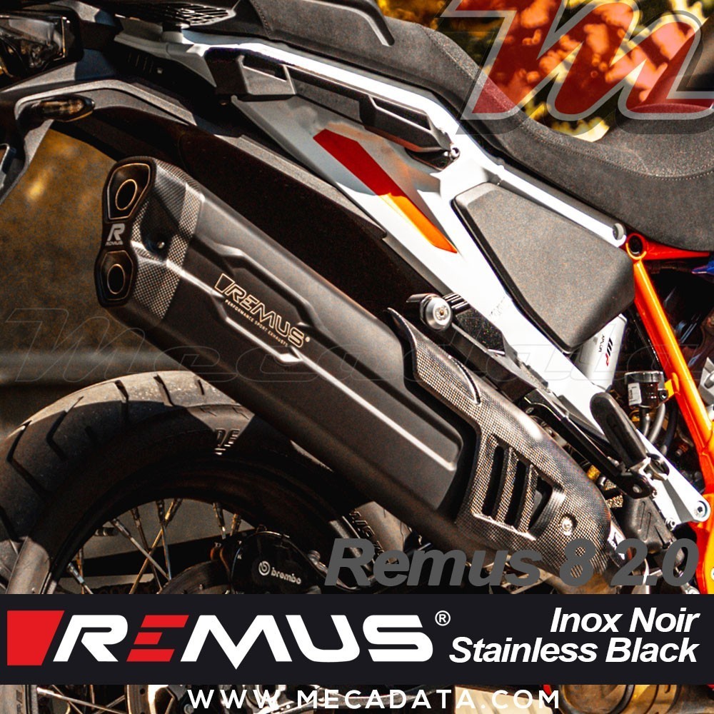 Silencieux Pot échappement ~ KTM 1290 Super Adventure R / S 2021 - 2024 ~ REMUS Remus 8 2.0