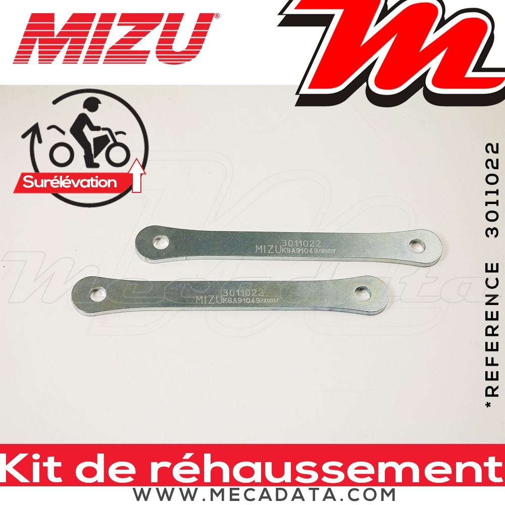 Kit de Rehaussement ~ TRIUMPH Street Triple 765/ Moto2 ~ (H801) 2026  ~ Mizu + 25 mm
