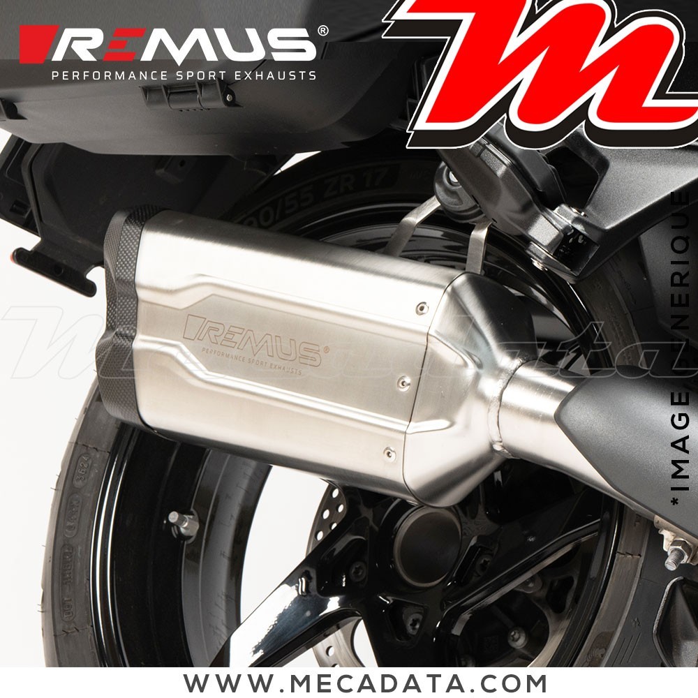Echappement ~ BMW R 1300 RT 2025 - 2026 ~ REMUS 8 2.0 Inox Matt