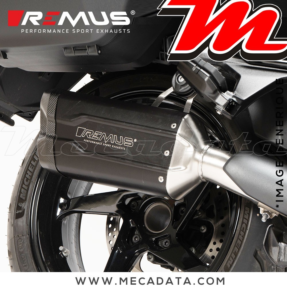 Echappement ~ BMW R 1300 RT 2025 - 2026 ~ REMUS 8 2.0 Inox Noir