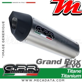Ligne complète d'échappement ~ KYMCO AK 550 2017/2020 E4 ~ GPR GP Evo4 Titanium 